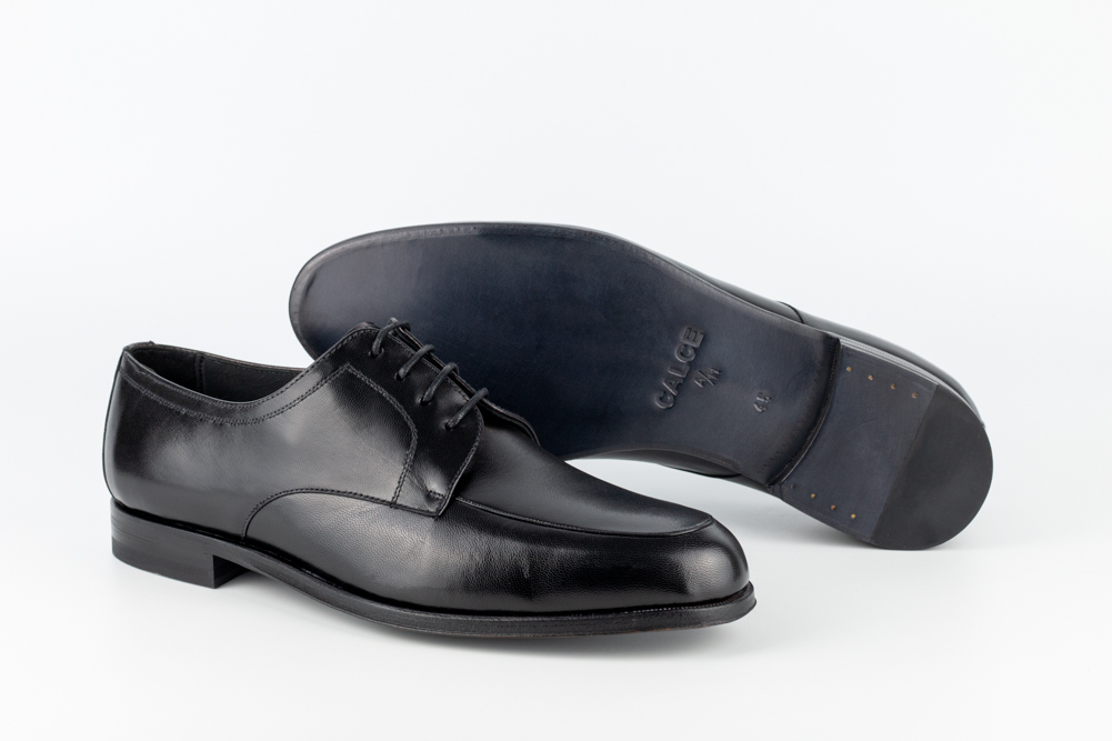 Greco New-3 Sole of the Greco Black men's Derby shoe in black leather