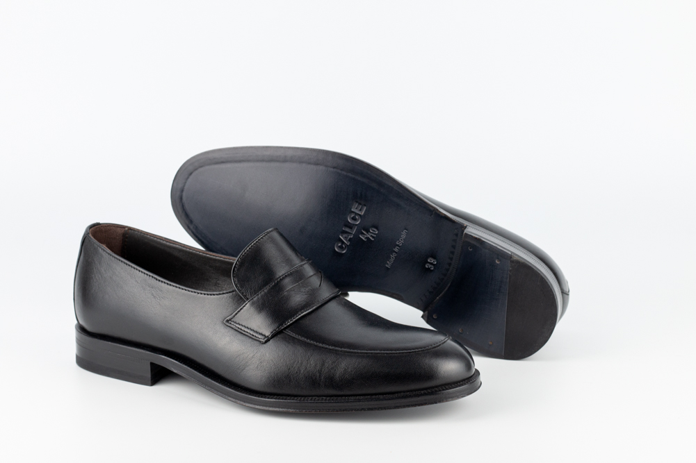 Murillo New-3 Suela del mocasín Murillo Black de hombre ancho especial 10