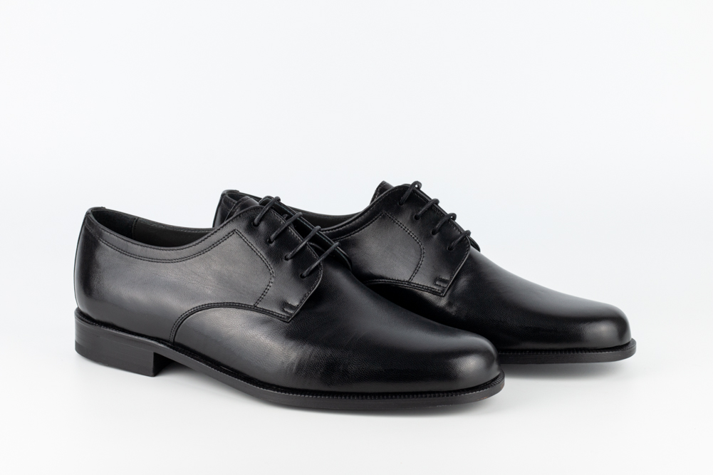 Sorolla New-2 Zapatos Derby Sorolla Black de hombre en piel negra ancho especial 10